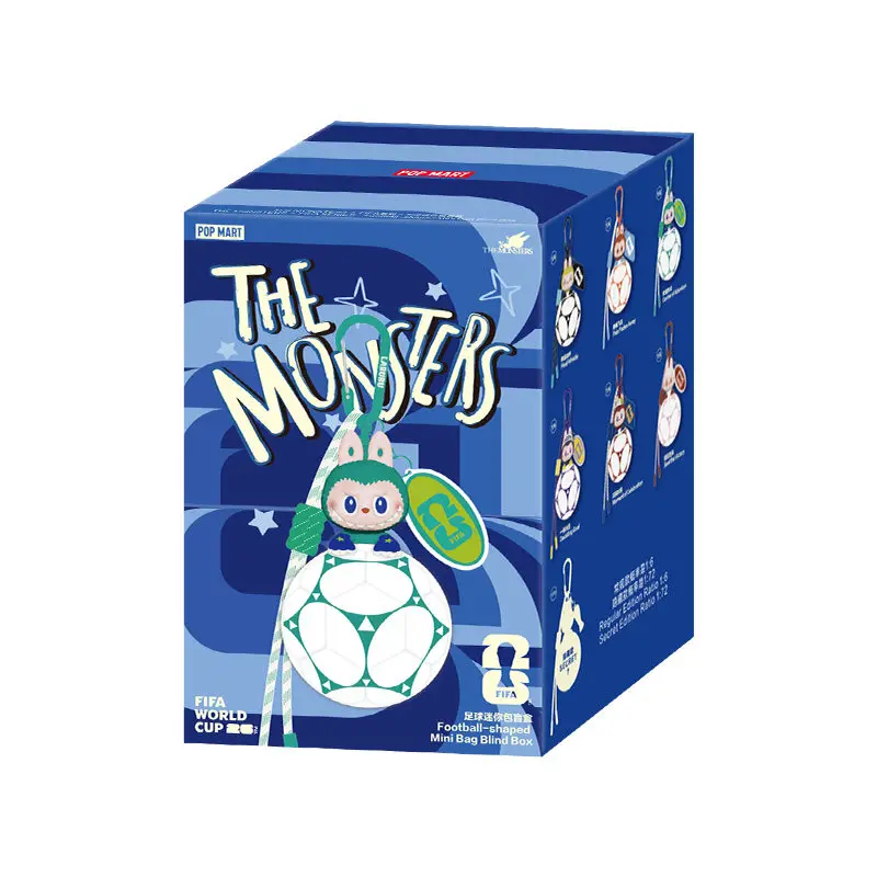 POPMART The Monsters Fifa Catch The Win Boneco de Vinil e Pelúcia