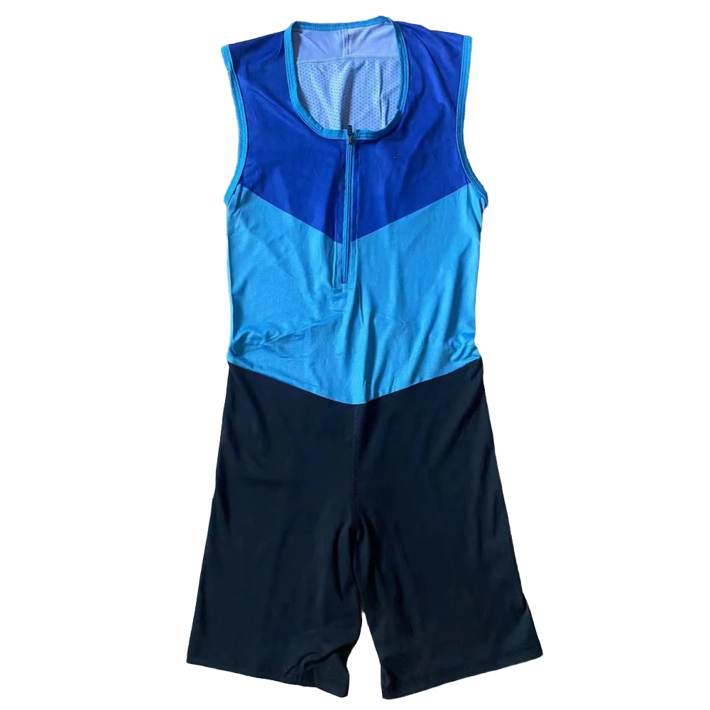 Men Track and Field Suit Marathon T-shirt Man Elite Leggings Fast Running Speedsuit Sports Shorts Middle Pants One-piece Suit