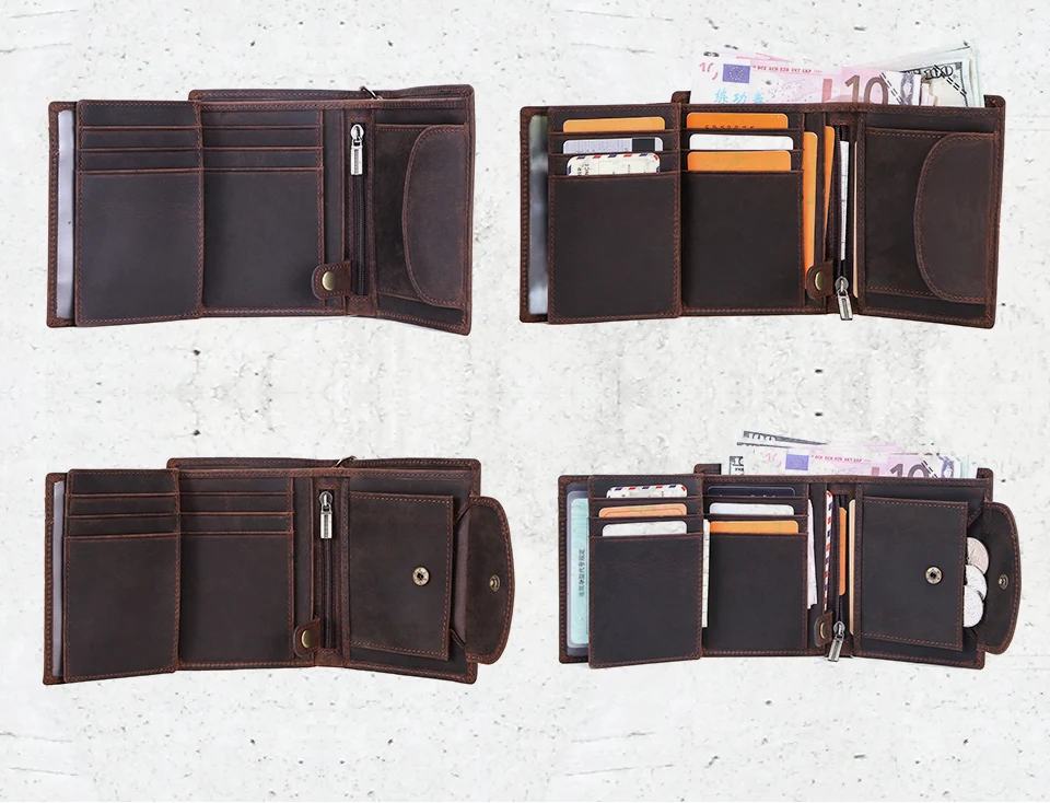 Men’s Leather Chain Wallet
