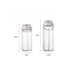 1500ml double drink transparent water bottle large capacity plastic straw water cup outdoor sports fitness portable Drink Bottle 6