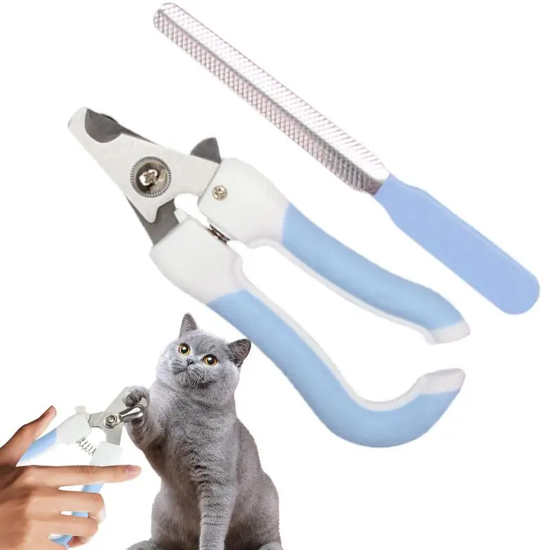 Professional Pet Cat Dog Nail Clipper Cutter With Sickle Stainless Steel Grooming Scissors Clippers for Pet Claws Dog Supplies splash proof pet nail clippers pet claw care tools dog cat nail scissors advanced stainless steel blades pet cleaning tools