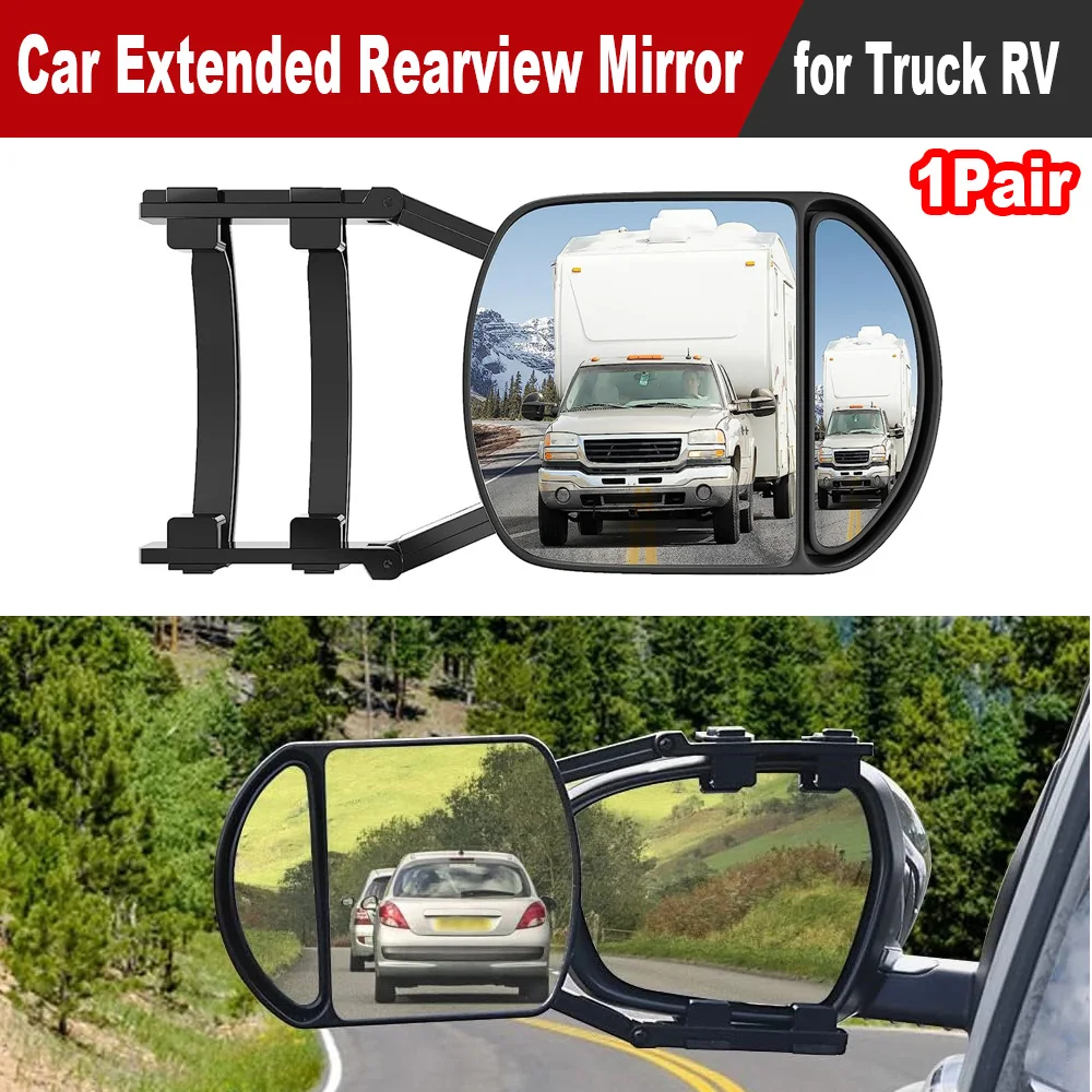 

Автомобильное вспомогательное зеркало заднего вида увеличенное зеркало заднего вида большое видение широкоугольное вспомогательное зеркало для грузовика RV Прицепа Автомобильная внешняя деталь