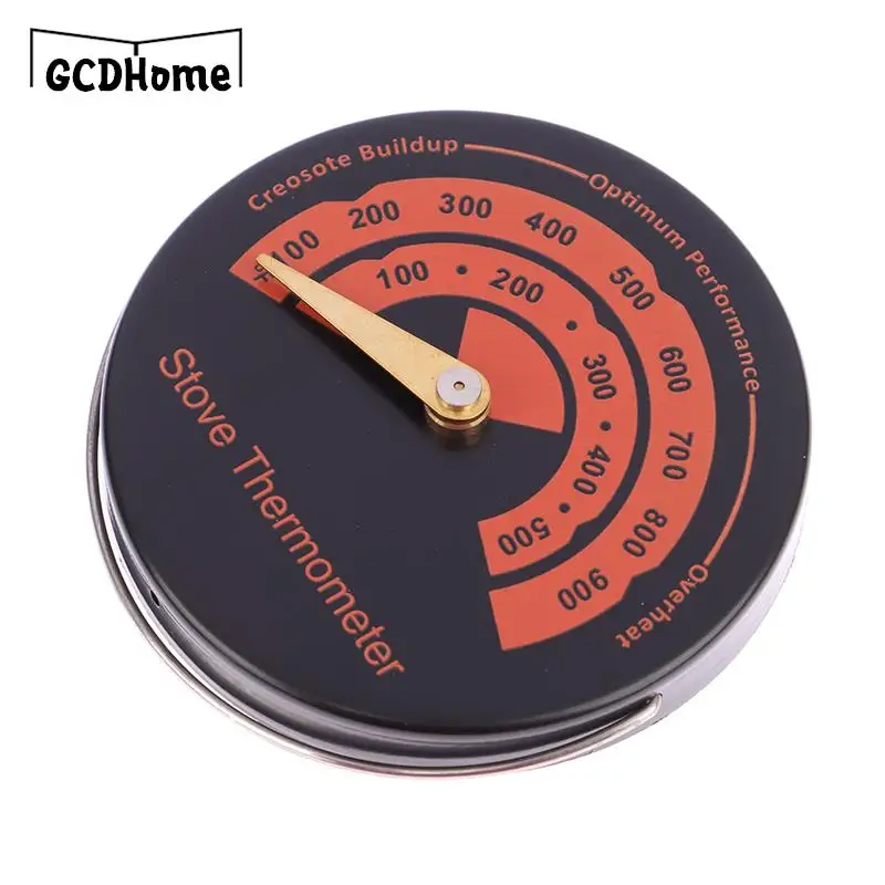 

Fireplace Hot Termometer Magnetic Wood Stove Heater Thermometer Home Stove Fan Pipe Barbecue Monitor Oven Fireplace Accessories