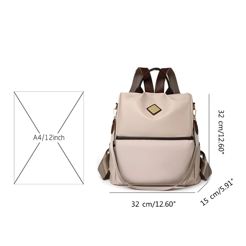 Anti Theft Backpack Purse Big Capacity Fashion Lightweight Ladies Travel Daypack