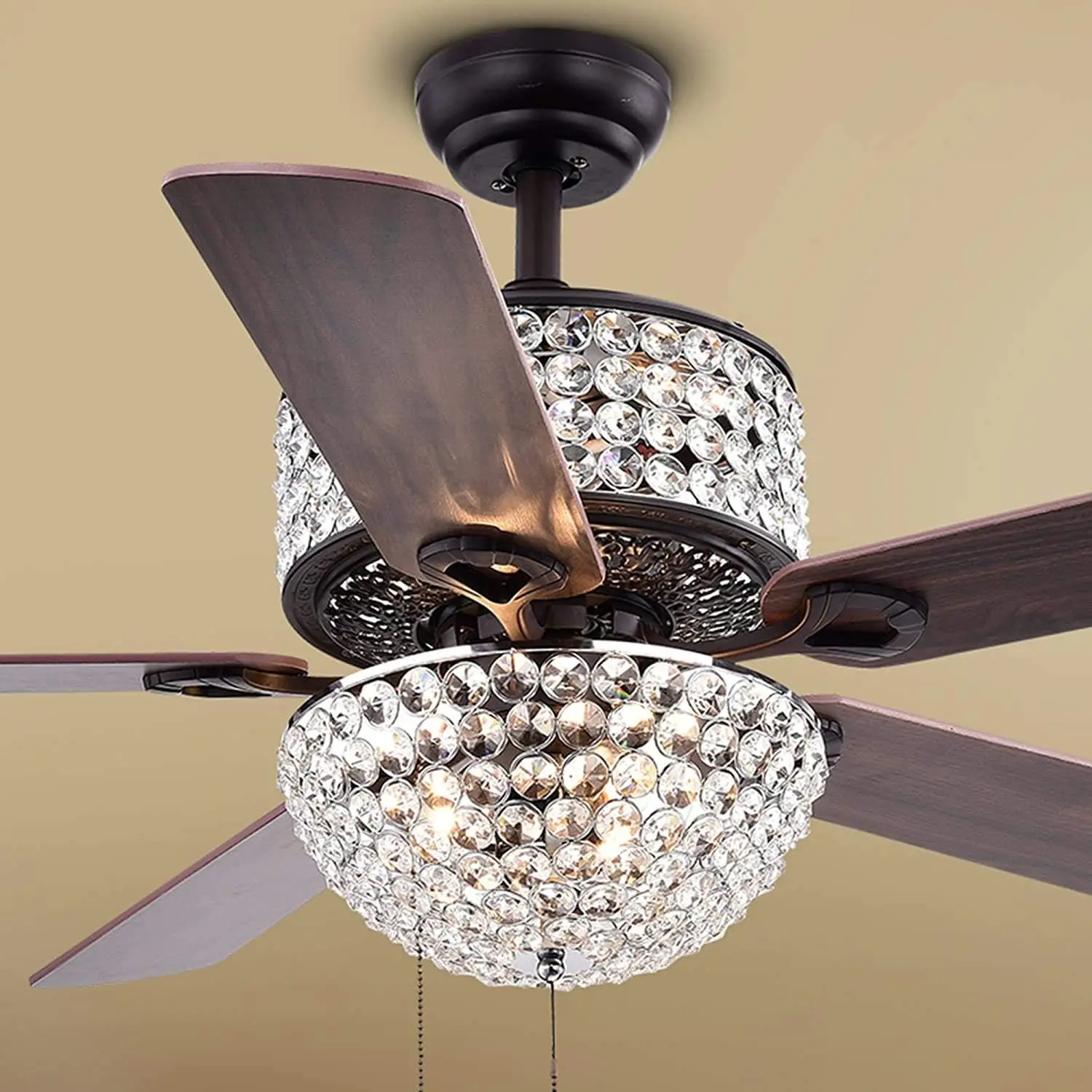 

Laure Crystal 6-Light 52" Ceiling Fan