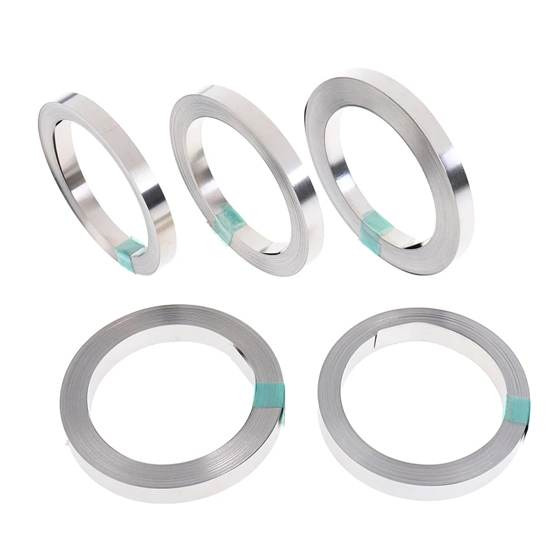 5M / 10M 0.1mm 0.12mm Thickness Nickel Plated Strips For Lithium Battery Pack Welding Nickle Tabs 18650 Battery Pack Spot Welder 3