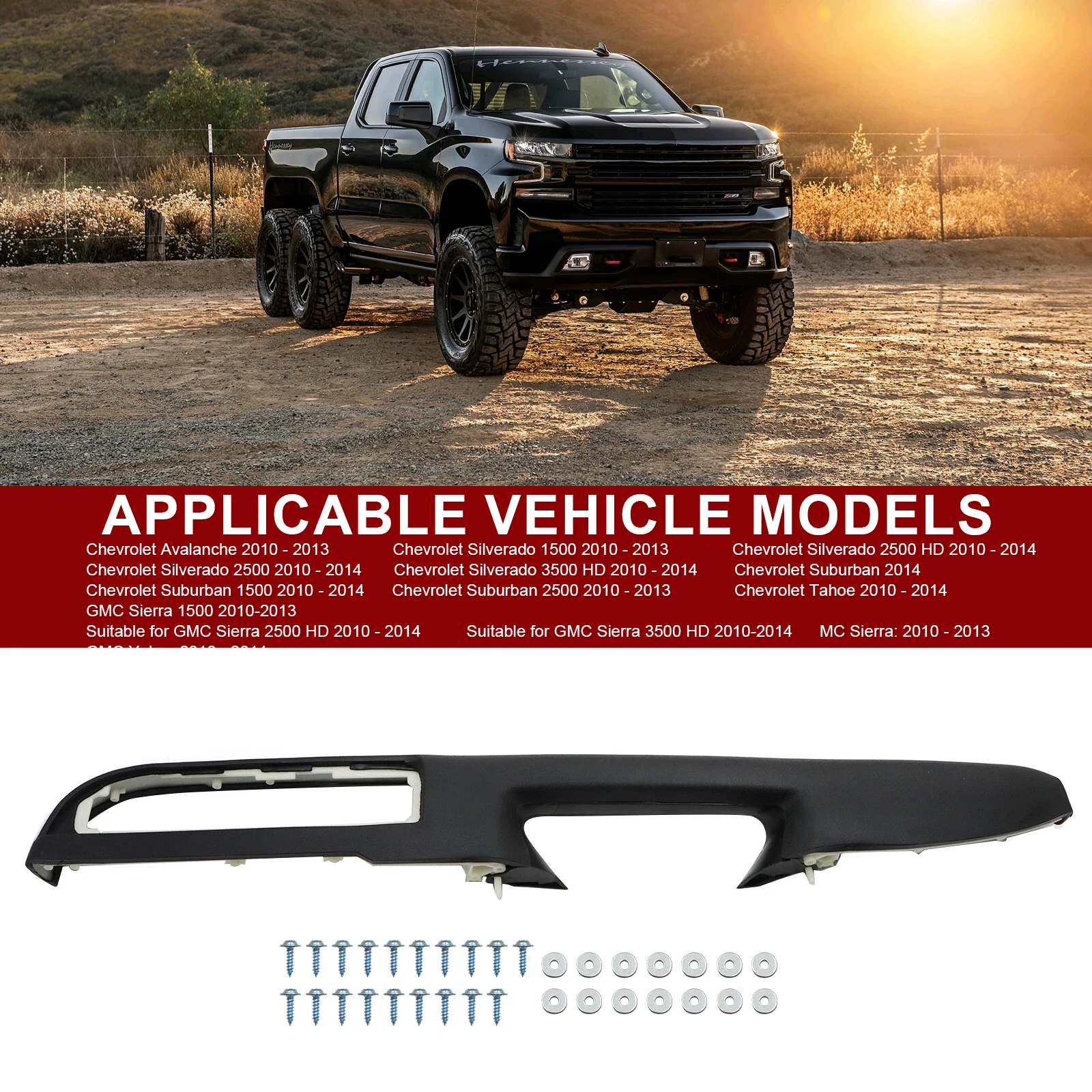 Door Panel Handle Door Release Handle Above Armrest Door Armrest Panel for Chevy Silverado Suburban Tahoe for GMC Sierra Yukon