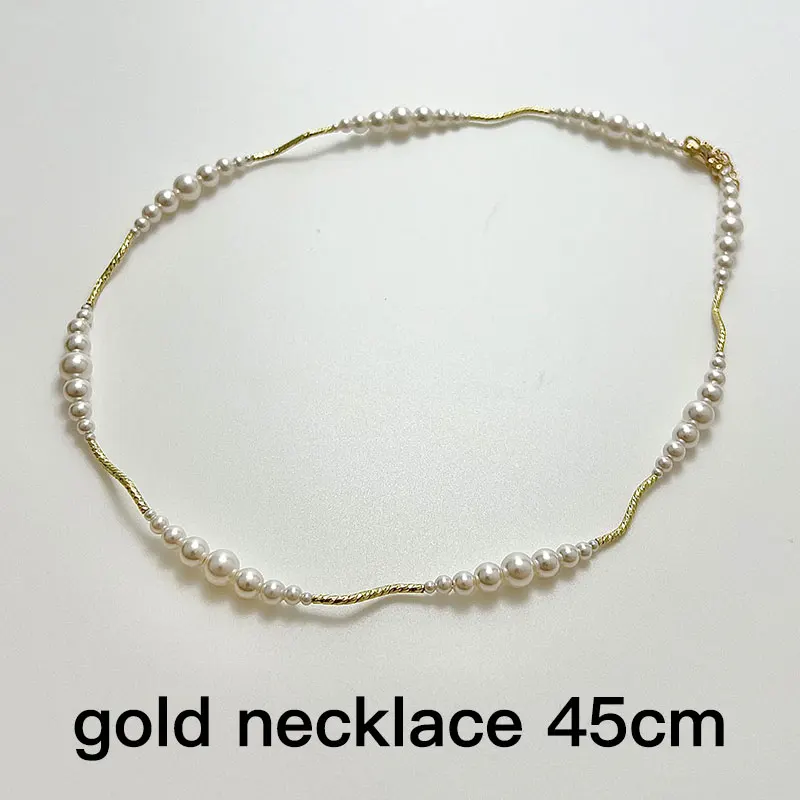 gold necklace 45cm