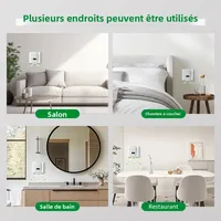 Purificateur d'air électrique enfichable, ioniseur d'air négatif, Mini purificateur d'anions, générateur d'ions négatifs, ionique silencieux, plus frais, nettoyage de l'air 5