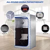 Portable Infrared Sauna Far Infrared Sauna Separate With Heating Foot Pad Home Saunas for Relaxation Detox 6