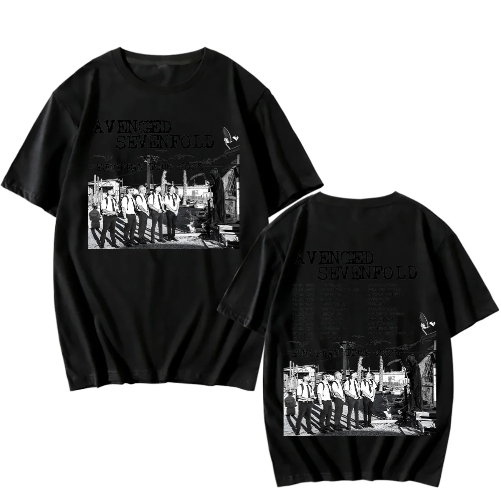 Avenged Sevenfold European Tour 2025 T-shirts Unisex Metal Rock