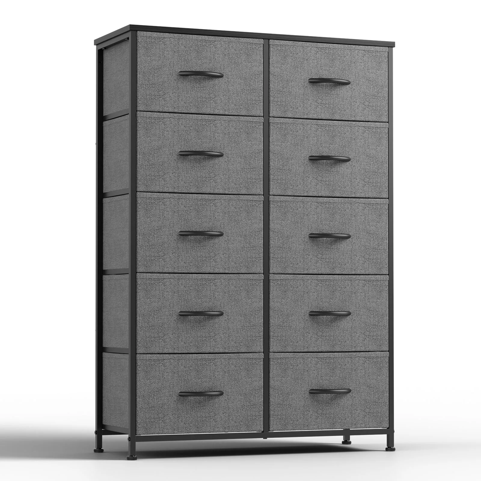 Fabric Drawer Bedside Storage Cabinet 1