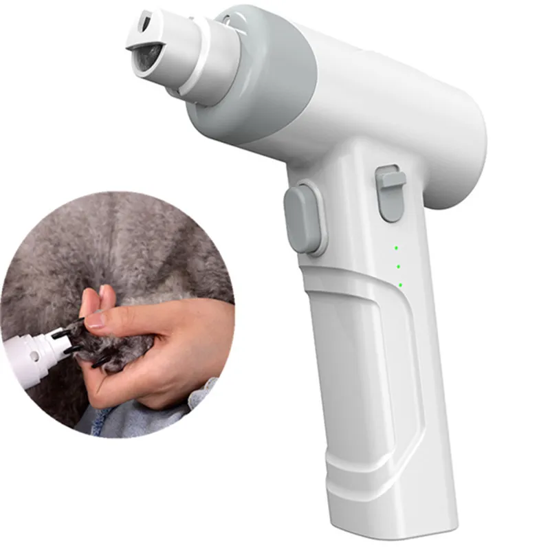 Dog Nail Clipper Electric Dog Nail Grinder With Light Pet Nails Trimmer