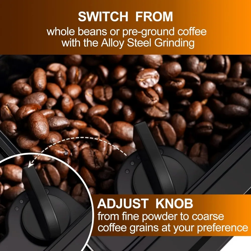 WS-203 Super-automatic Espresso Coffee Machine With Smart Touch Screen For Brewing 16 Coffee Drinks 5
