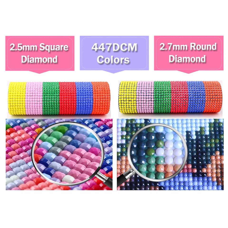 Ocean Window DIY 5D Diamond Painting Kit Full Square and Round