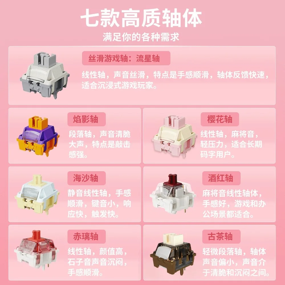 ZuoHe Zh100 기계식 키보드 트라이 모드 무선 블루투스 인체공학 키보드 RGB 핫 스왑 맞춤형 게이밍 액세서리 선물