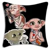 Nordic Style Dobby Meme Pillow Covers Cartoon Sofa Decorative Home Double-sided Printing Short Plush Cute Cushion Cover 5