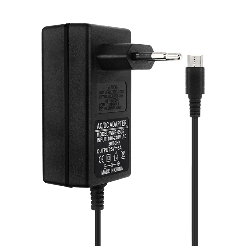Orange Pi Power Adapter 5V 5A Type-C Power Supply for Orange Pi 5 Pro / Max / Ul