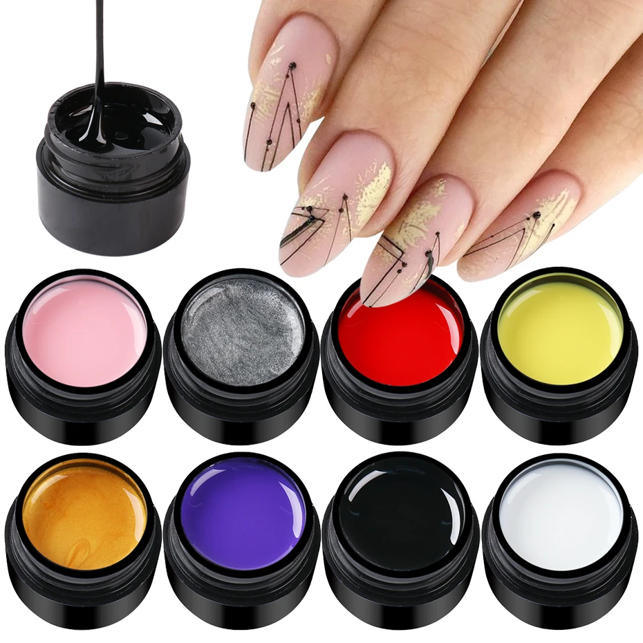 スパイダージェルネイルポリッシュ,ストレッチ,プッシュ,描画用