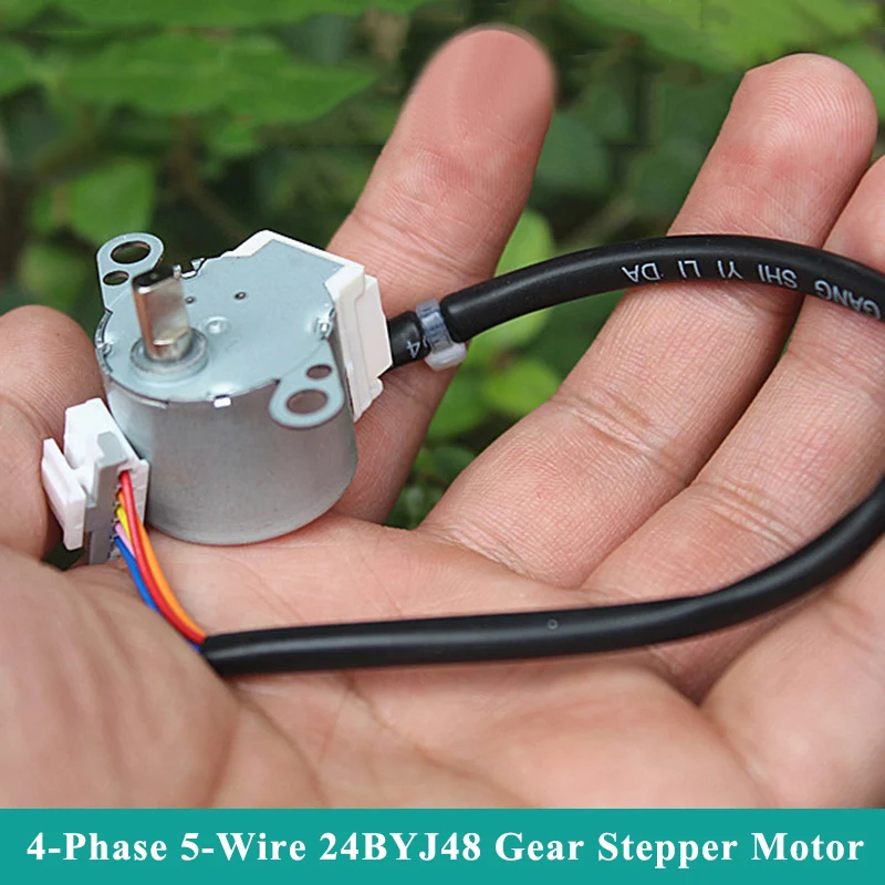 24BYJ48 Micro 24MM 4 Phase 5 Wire Gear Stepper Motor DC 12V Mini Gear