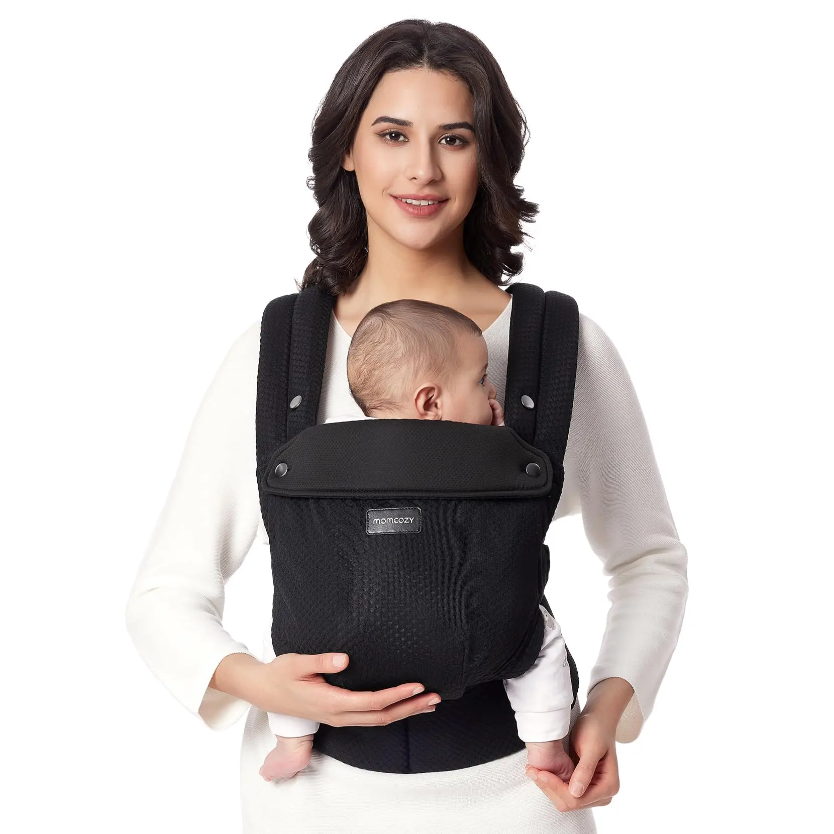 

Breathable Mesh Baby Carrier, Ergonomic and Lightweight Infant Carrier for 7-44lbs with Enhanced Lumbar Support Relax your hands