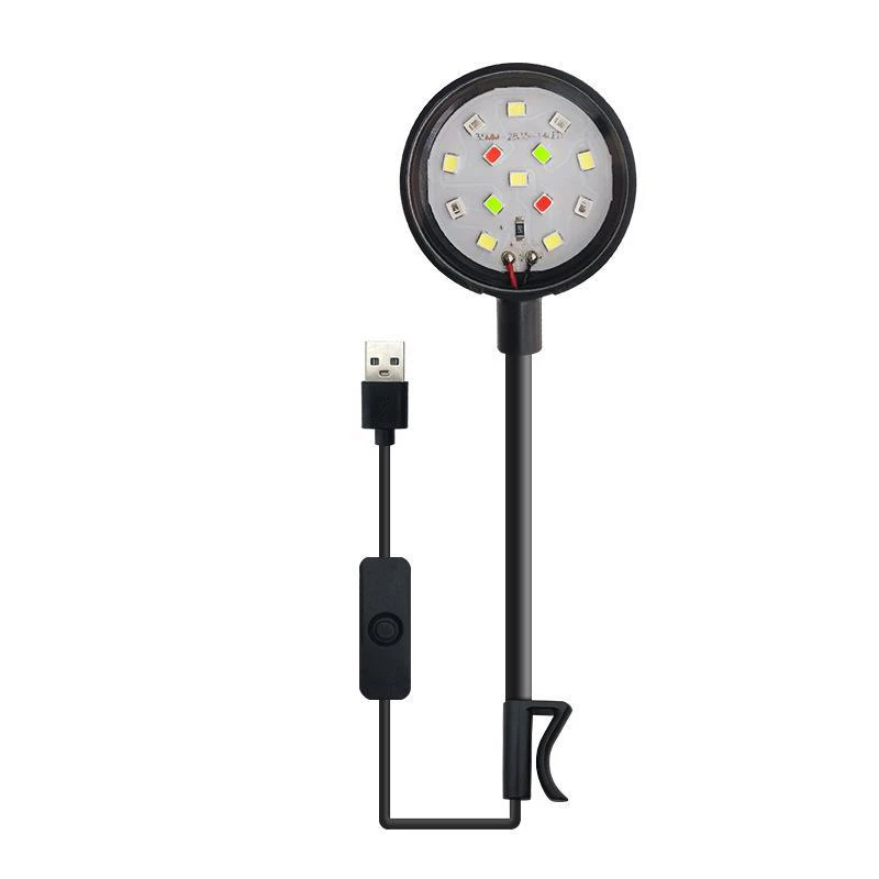 3W 5V USB Aquarium Light LED Waterproof Fish Tank Lighting Underwater Fish Lamp Aquariums Decor Plant Lamp Mini fish tank light aquarium light aquarium lamp