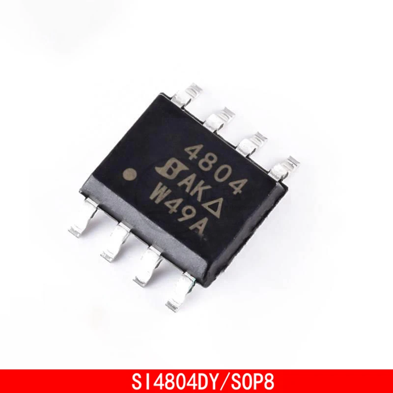 1-10PCS SI4804DY 4804 SOP-8 N-channel MOSFET chip 10pcs stp75nf75 n channel power mosfet 75v 80a 11mohms to 220 chip p75nf75 original