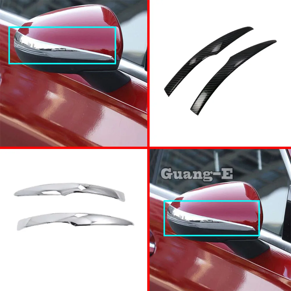 Car Back Rear View Mirror Cover Trim Frame Cover Lampada Per Sopracciglia 2 Pezzi Per Benz Classe A W177 A180 A200 A250 2019 2020 2021 2022 2023