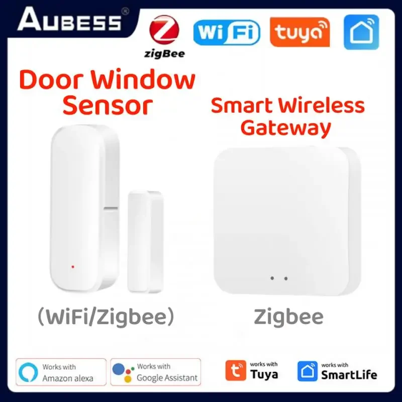 

Wi-Fi/ZigBee 3,0 датчик открытия окон и дверей для дома