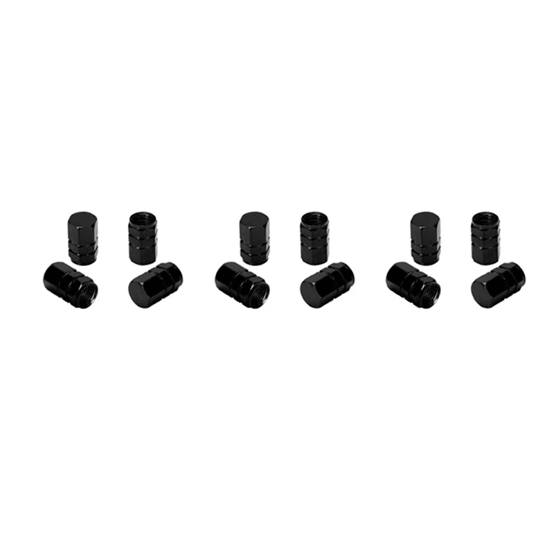 12PCS Aluminum Tire Wheel Rims Stem Air Valve Caps Tyre Cover Car Truck Bike