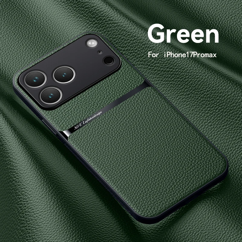 Luxury Shockproof Leather Magnetic Phone Case Coque