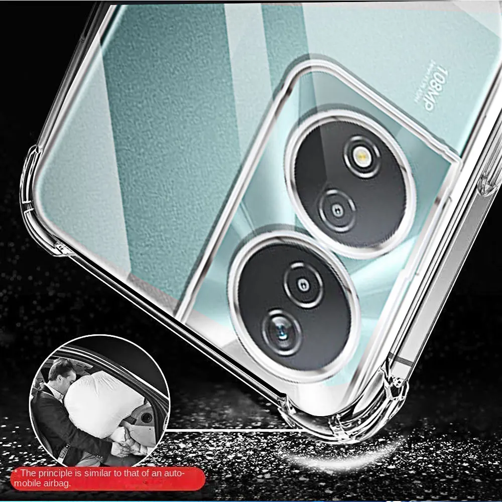 Luxury Transparent Slim TPU Phone Case - Premium Soft Back Cover