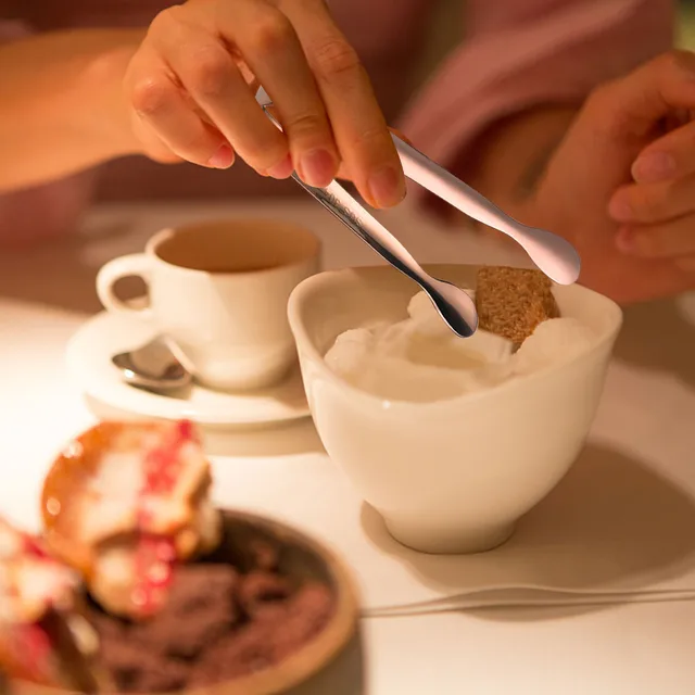 Mini Jégfogók Rozsdamentes Acél 304 Multifunkcionális Kenyér Grillezés Clip Barbecue Klip Kocka Cukor Szerszám Bár Konyhai Edények - Image 5