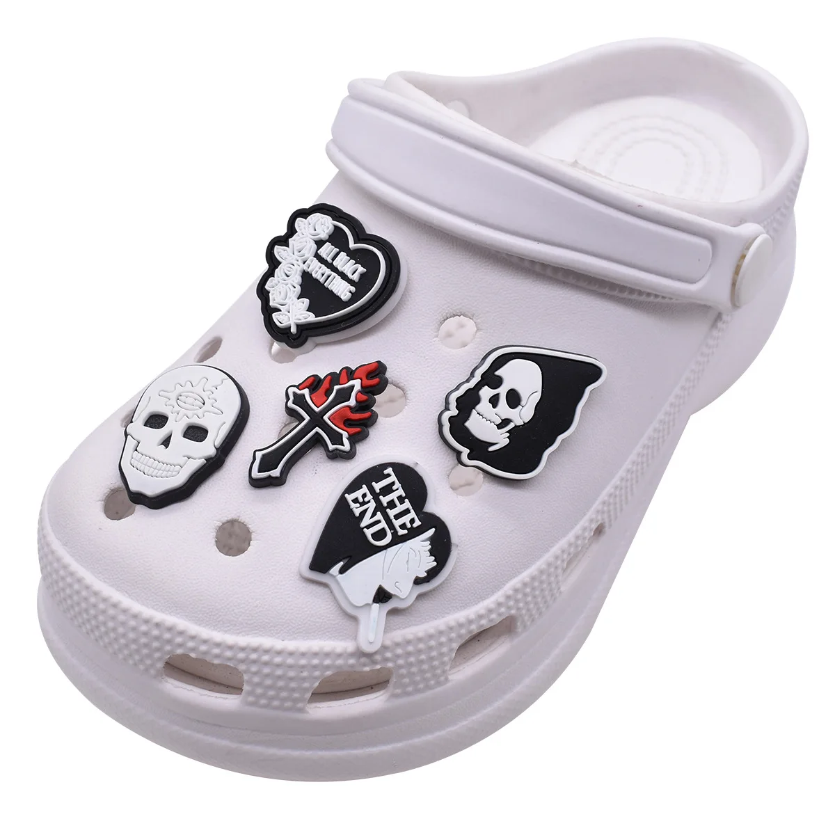 Shoe Charms for Crocs Accessories Dark Style Shoes Charm for