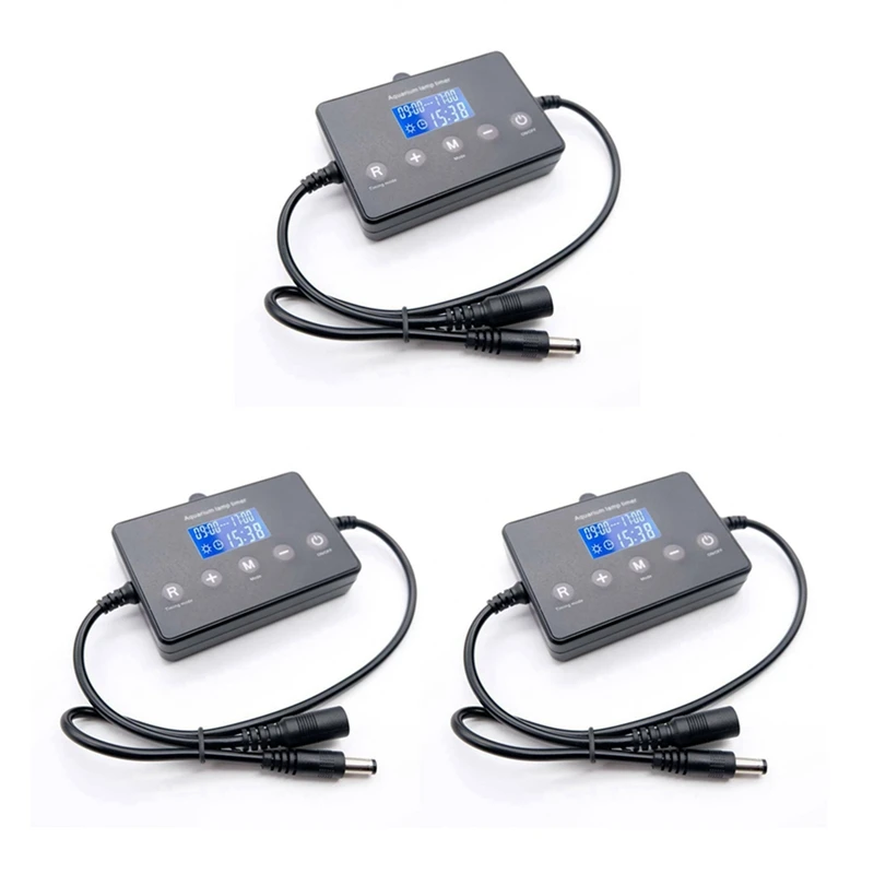 

HLZS-3X Smart LED Aquarium Light Timer Controller Dimmer Modulator Fish Tank Light Controller And Dimmer