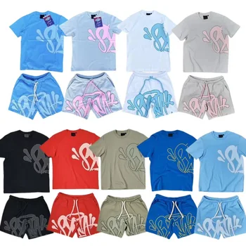 Sy Central World Cee Y2k Abiti di moda Casual T-shirt estiva Pantaloncini Abbigliamento donna Outfit Tees Uomo Streetwear Top Tronchi 1