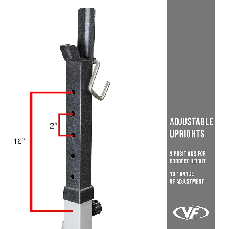 Valor Fitness Adjustable Weight Bench 6