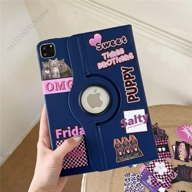 Funda Per Ipad Pro 12.9 2022 Custodia 360 Supporto Rotante Custodia Protettiva Per Tablet Per Ipad Pro 12.9 2021 2020 2022 2017 2015 Custodie