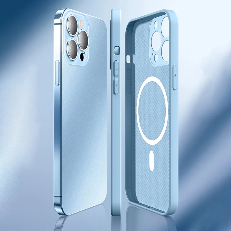 Iphone 12 Pro Max Magsafe Frosted Glass Case Luxury Glass Phone Case