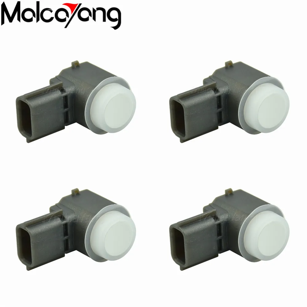 

4Pcs Parking Sensor 28438-4GA6C Black/White Distance Sensor For Nissan Altima-Armada Titan Infiniti Q50 Q60 Q70