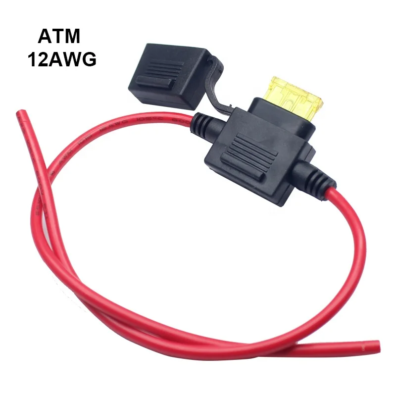 100A 12V 32V MAXI Blade Fuse 6 AWG 8AWG 10AWG 1015 600V Car Maxi Waterproof Fuse Cover Automobile Inline Holder
