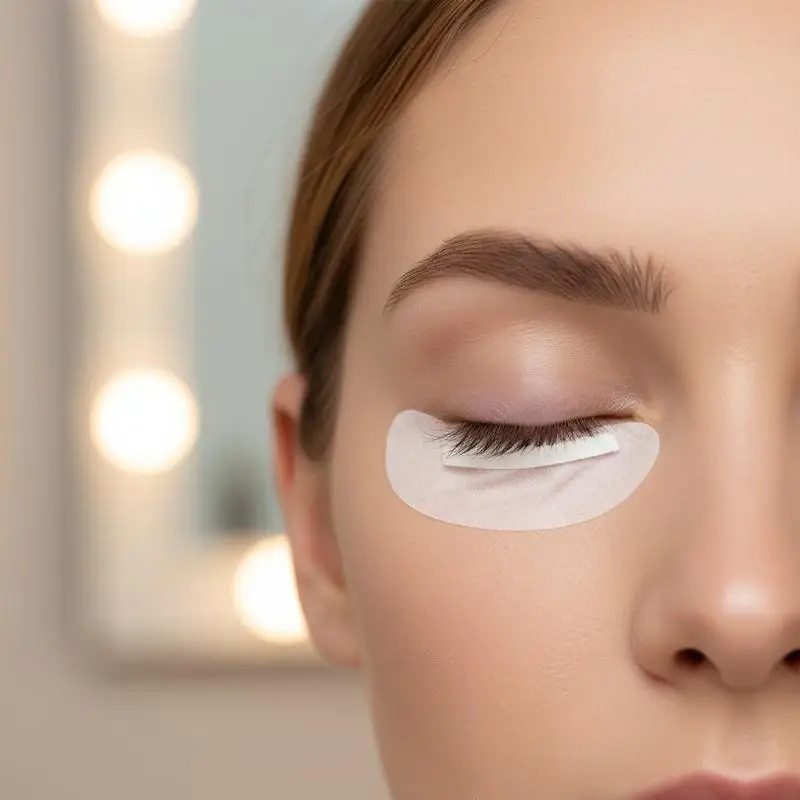 500/1000Pcs 속눈썹 펌 커버링 페이퍼 케라틴 속눈썹 리프팅 필름 프레스 속눈썹 프레싱 페이퍼 컬링 고정 속눈썹