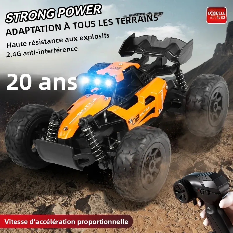 Voiture RC 1:32 Alliage Haute Vitesse 2.4GHz 5 Canaux LED