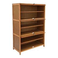 70/80cm Shoes Storage Organizer Free Standing Shoes Shelves Cabinet Shoe rack with Doors 5