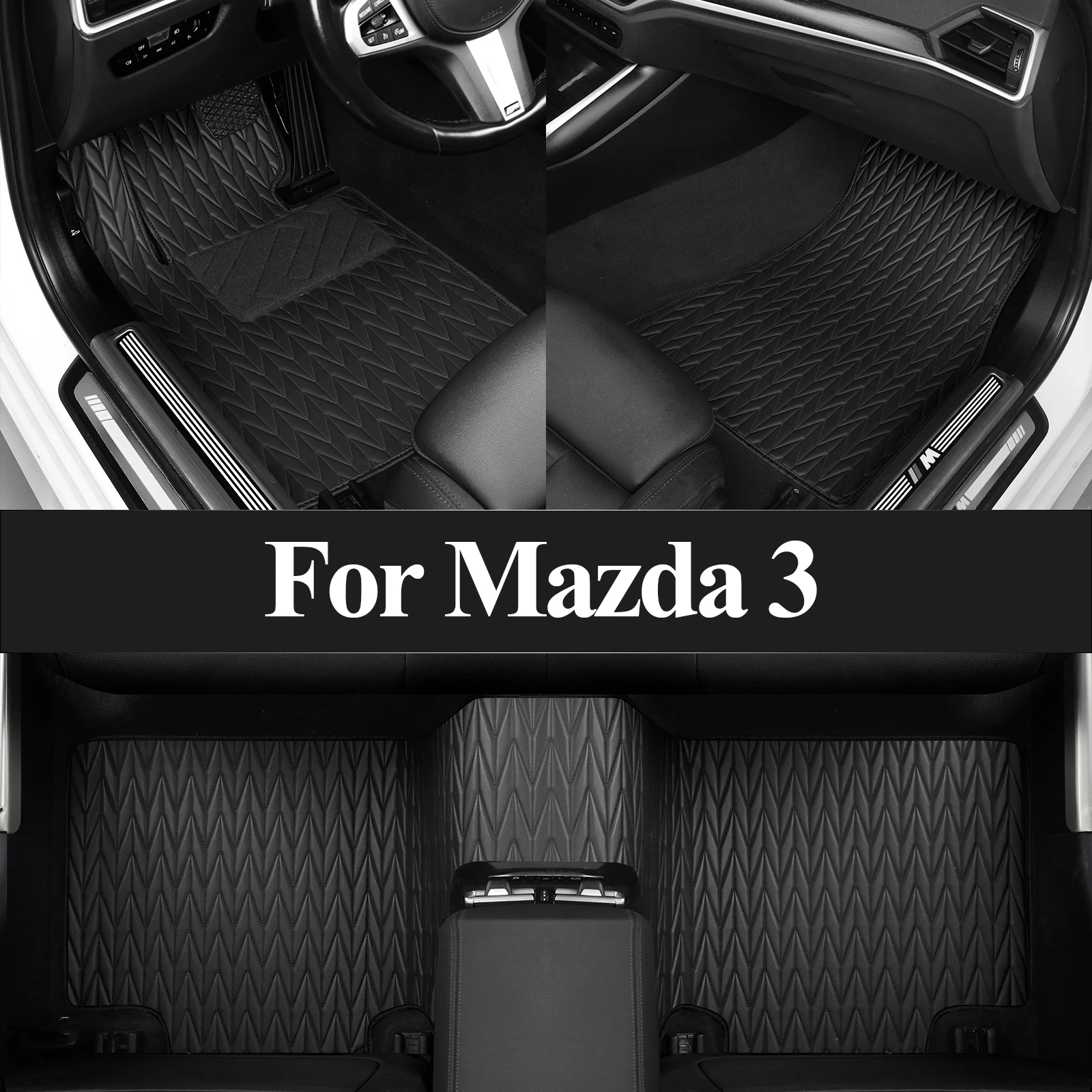 FCM - Tailored Rubber Car Mats - Fits Mazda 3 2019-2025
