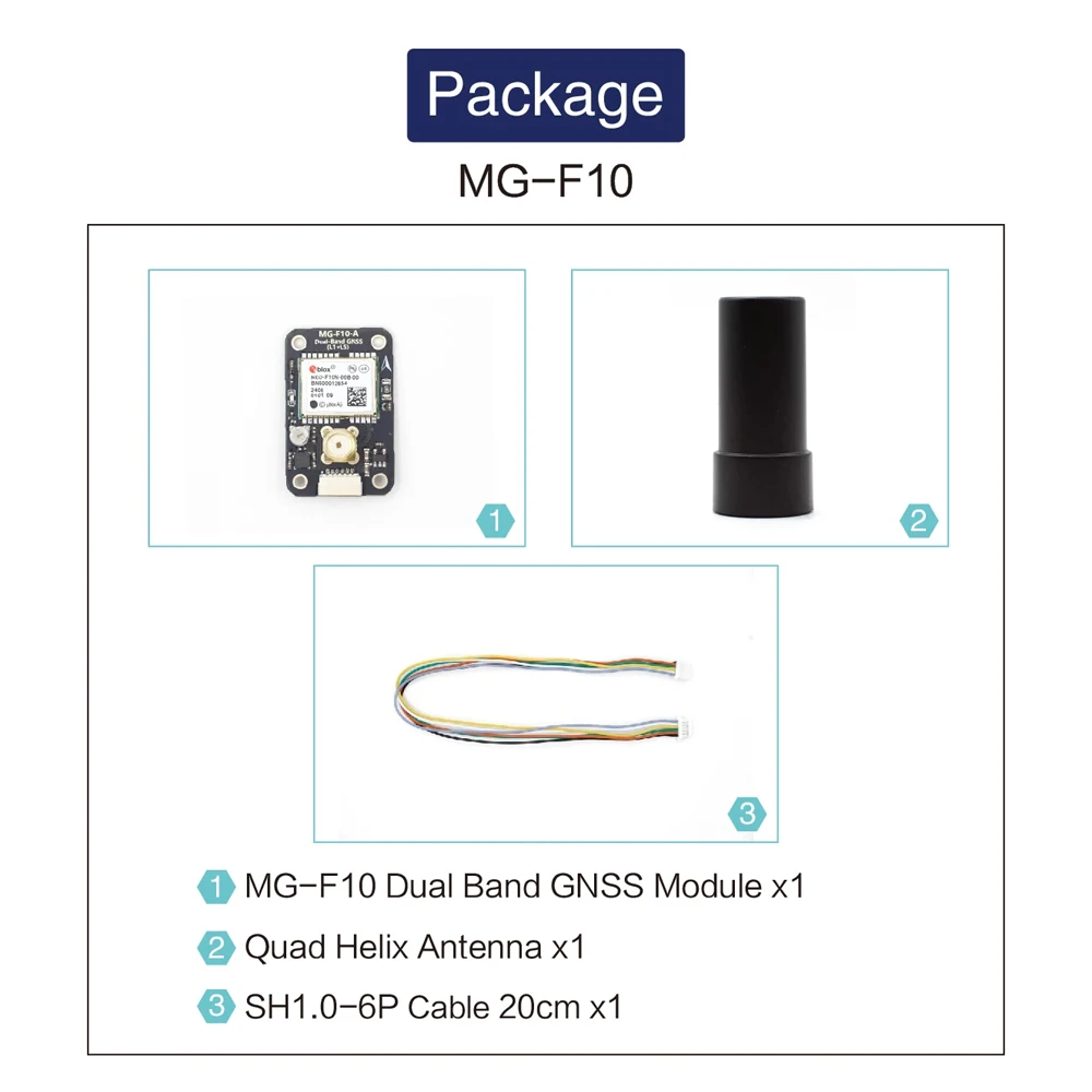 รูปสินค้า โมดูลนำทาง GNSS สำหรับโดรน ความแม่นยำสูง