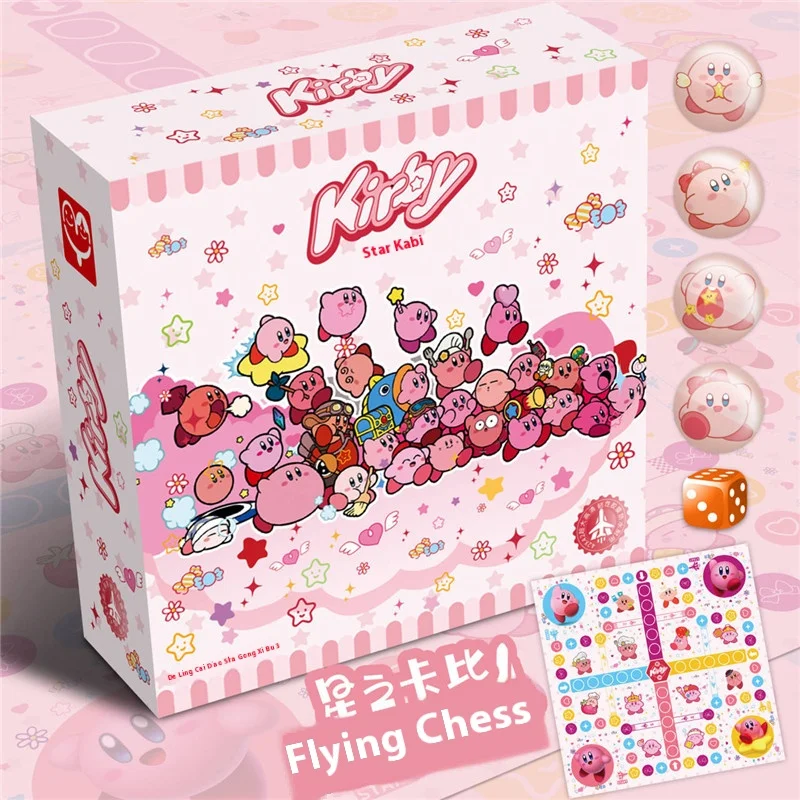 Sanrio Flying Chess Game Cinnamoroll Kuromi Cute Gift Student Children Mini Desktop Multi Functional Mini Game Board Games
