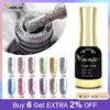 Venalisa 12ml Platinum Gel Nail Polish Super Shiny Effect Nail Gel Perfect Soak off UV&LED Nail Color Foil Chrome Gel Polish 1