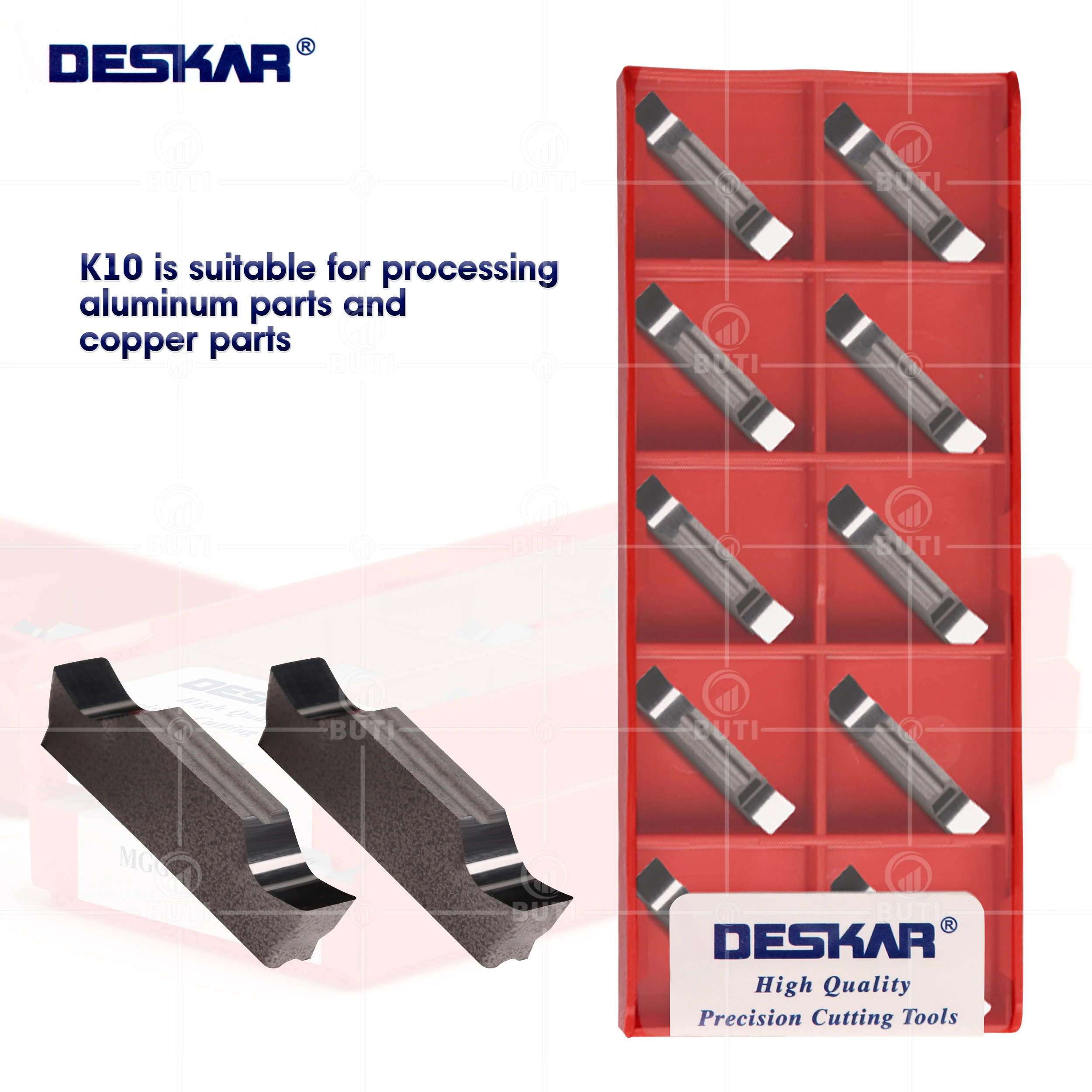 DESKAR 100% оригинальные MGGN150 200 250 300 400 JM K10, режущие пластины, токарные инструменты, токарный станок с ЧПУ, канавок для резки алюминия