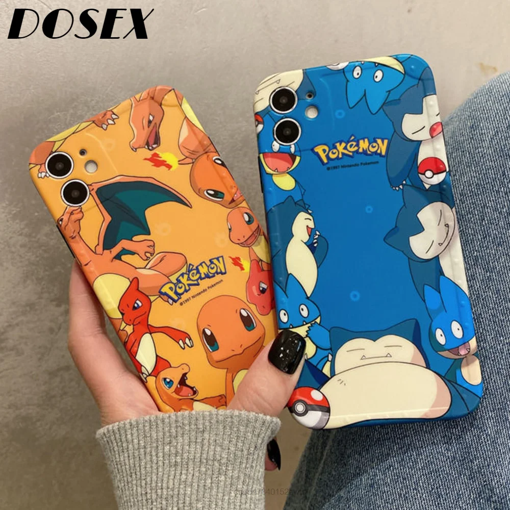Чехол для телефона с изображением покемона и храпа IPhone 12 11 Pro Max Xs X Xr чехол 7 8 Plus
